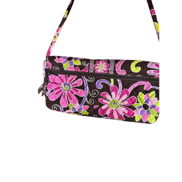 Purple Punch Vera Bradley Knot Just A Clutch Shoulder Bag Detach Strap - Picture 6 of 16